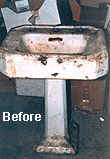 Perma-Glaze is a proprietary blend of polymer resins that can make virtually every fixture in the bathroom or kitchen look like new. Finishes can be matte or glossy and are available in any color. Perma Glaze restores worn and damaged fixtures and surfaces to their original luster in 3 to 4 hours.without removal, at a fraction of the replacement cost.